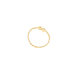 925 Sterling Silver Infinity Chain Ring