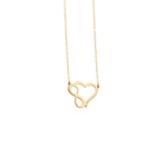 925 Sterling Silver Infinity Heart Necklace