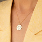 925 Sterling Silver Woman And Dog Necklace