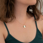 925 Sterling Silver Enamel Dog Necklace