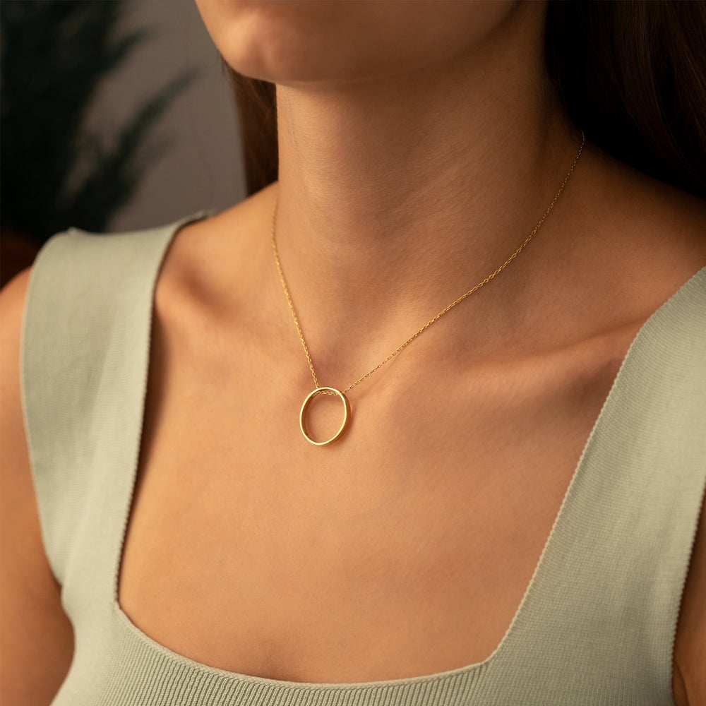 925 Sterling Silver Ring Necklace