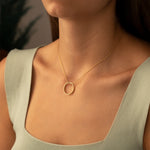 925 Sterling Silver Ring Necklace
