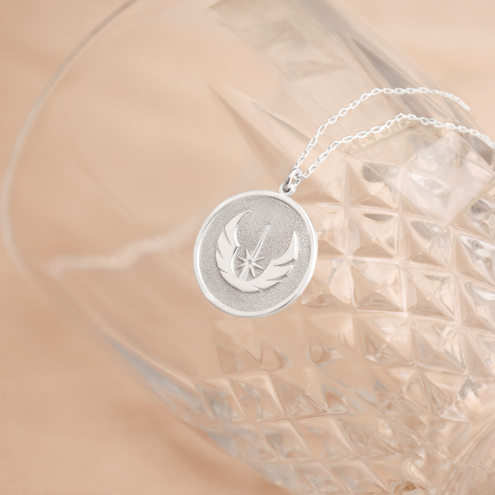 925 Sterling Silver Jedi Order Necklace