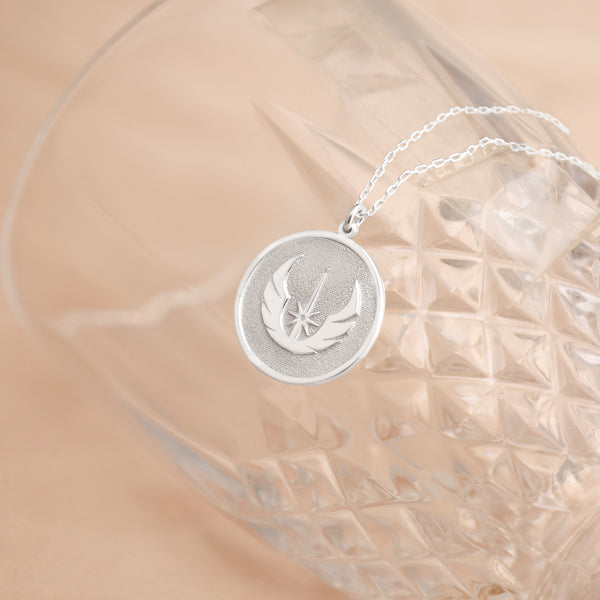 925 Sterling Silver Jedi Order Necklace