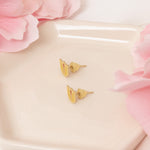 925 Sterling Silver Tulip Enamel Studs