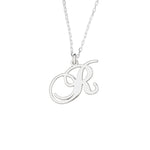 925 Sterling Silver Initial Necklace