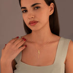 925 Sterling Silver Birth Flower Name Necklace