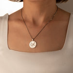 925 Sterling Silver Atatürk Ay Kazımalı Necklace