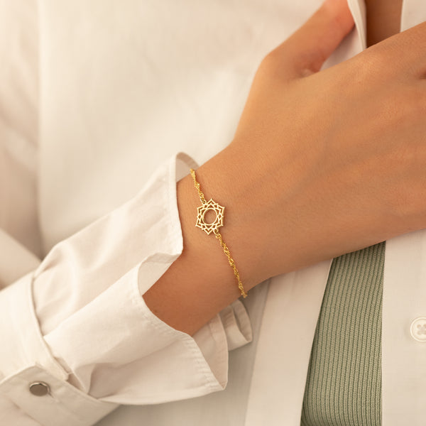 925 Sterling Silver Crown Chakra Bracelets