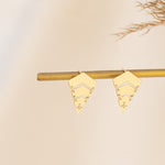 925 Sterling Silver Striped Earrings