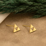 925 Sterling Silver Triangle Earrings
