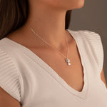 925 Sterling Silver Enamel Dog Necklace,