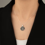 925 Sterling Silver Tevhid Dualı Necklace