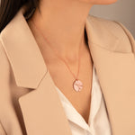 925 Sterling Silver Cracked Kintsugi Necklace