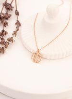 925 Sterling Silver Monogram Necklace