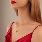925 Sterling Silver Love Necklace