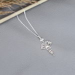 925 Sterling Silver Unalome Necklace