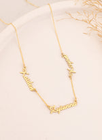 925 Sterling Silver Personalized Multiple Name Necklace