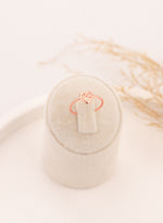 925 Sterling Silver Heart Ring Heart Knot Ring