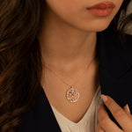 925 Sterling Silver Cennet Annelerin Ayakları Altındadır