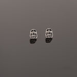 925 Sterling Silver Star Wars Mask Earrings