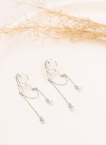 925 Sterling Silver Paw Name Earrings,