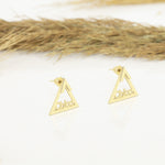 925 Sterling Silver Ear Jacket Name Earrings