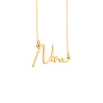 925 Sterling Silver Name Necklace Handwriting,