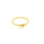 925 Sterling Silver Initial Ring Initial Ring