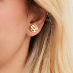925 Sterling Silver Tree Of Life Studs