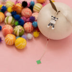 925 Sterling Silver Enamel Dog Necklace