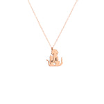 925 Sterling Silver Personalized Dog And Cat Necklace