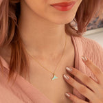 925 Sterling Silver Whale Tail Necklace
