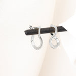 925 Sterling Silver Infinity Spiral Earrings