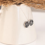 925 Sterling Silver Double Dice Necklace