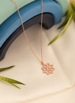 925 Sterling Silver Tiny Little Daisy Flower Necklace