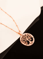 925 Sterling Silver Top Zi̇nci̇rli̇ İsi̇m Hearṫ Hayat Ağaci Necklace