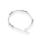 925 Sterling Silver Barbed Wire Bracelet