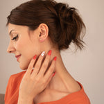 925 Sterling Silver Stud Bat Earrings