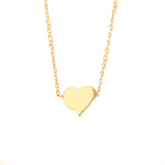 925 Sterling Silver Minimalist Heart Necklace