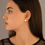 925 Sterling Silver Heart Studs