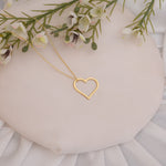 925 Sterling Silver İçi Boş Heart