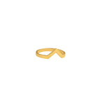 925 Sterling Silver Chevron Ring