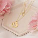 925 Sterling Silver Personalized Zodiac & Ascendant Necklaces