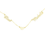 925 Sterling Silver Personalized Multiple Name Necklace
