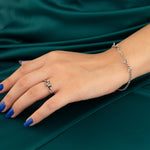 925 Sterling Silver Barbed Wire Ring