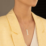 925 Sterling Silver Personalized Medical Alert Necklace