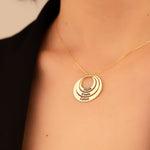 925 Sterling Silver Sisters Three Name Necklace