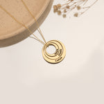 925 Sterling Silver Sisters Three Name Necklace