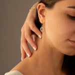 925 Sterling Silver Solar Plexus Chakra Earring